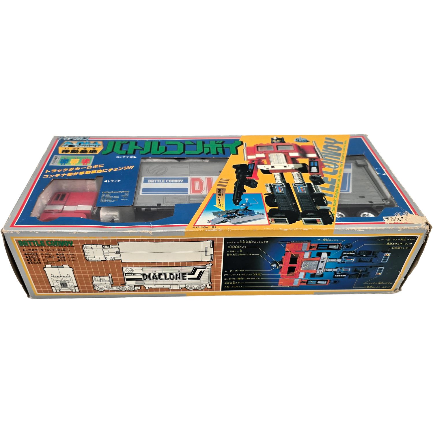 Figurine Transformers G1 Diaclone – Optimus Prime / Battle Convoy, Takara Vintage
