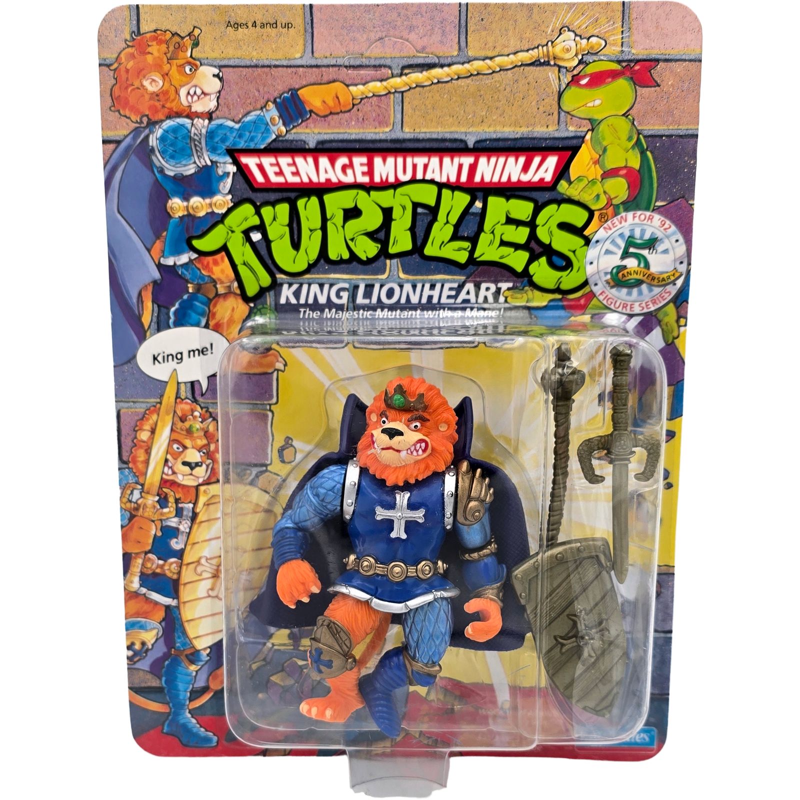 TMNT King Lionheart - MOSC, Vintage!