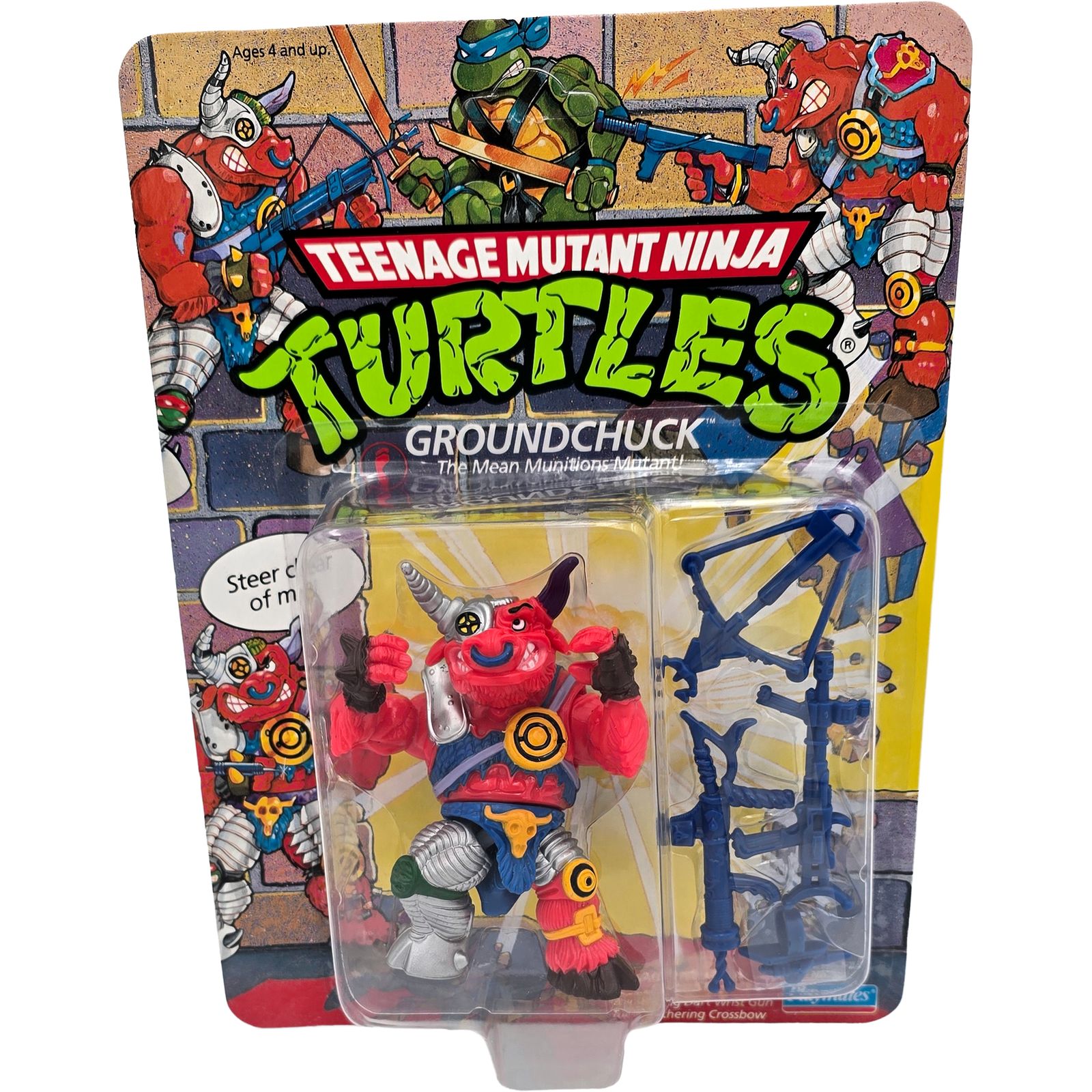 TMNT Groundchuck - MOSC, Vintage!