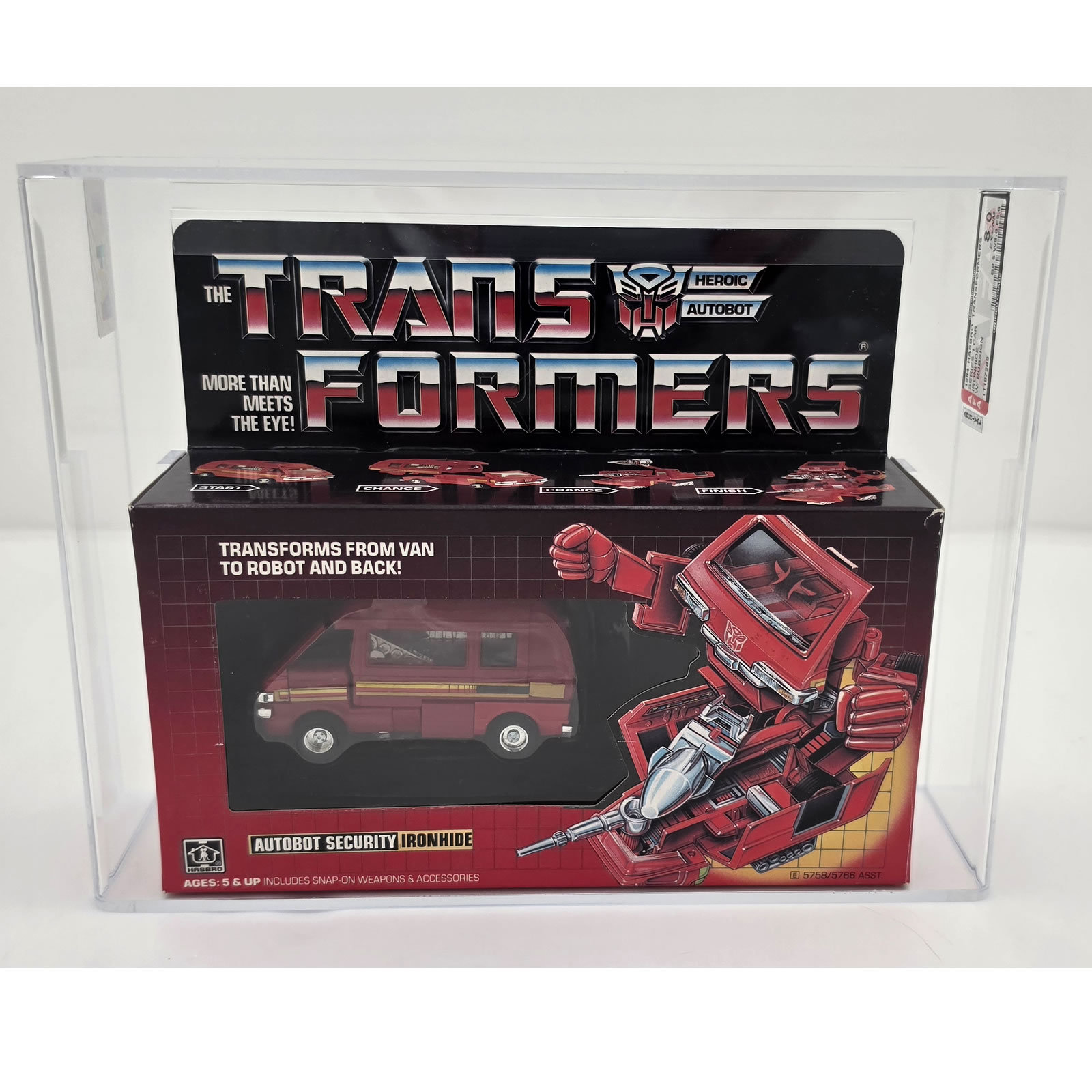 G1 1984 Ironhide Graded AFA 8.0!