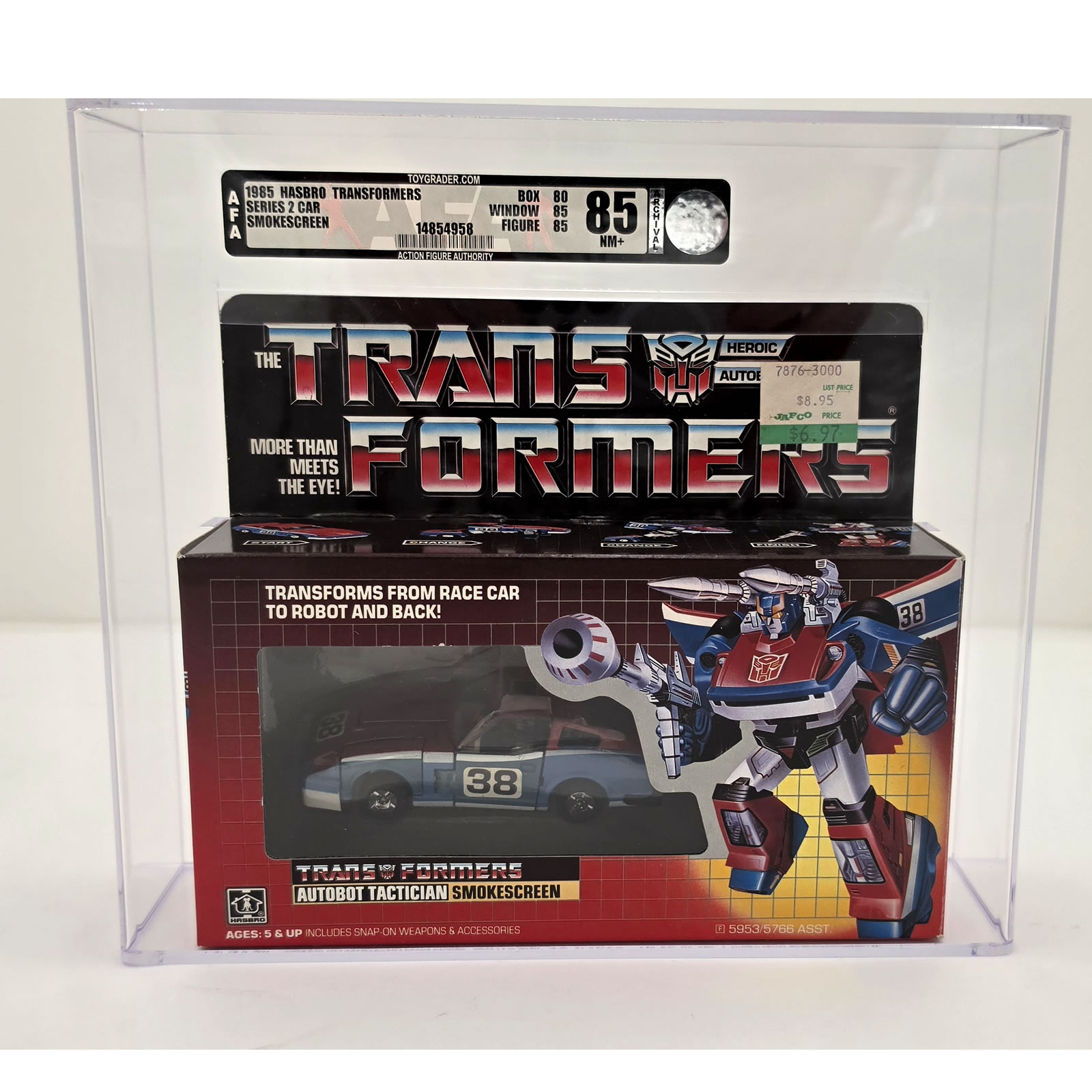 Smokescreen AFA85! Amazing High Grade G1 Transformer!