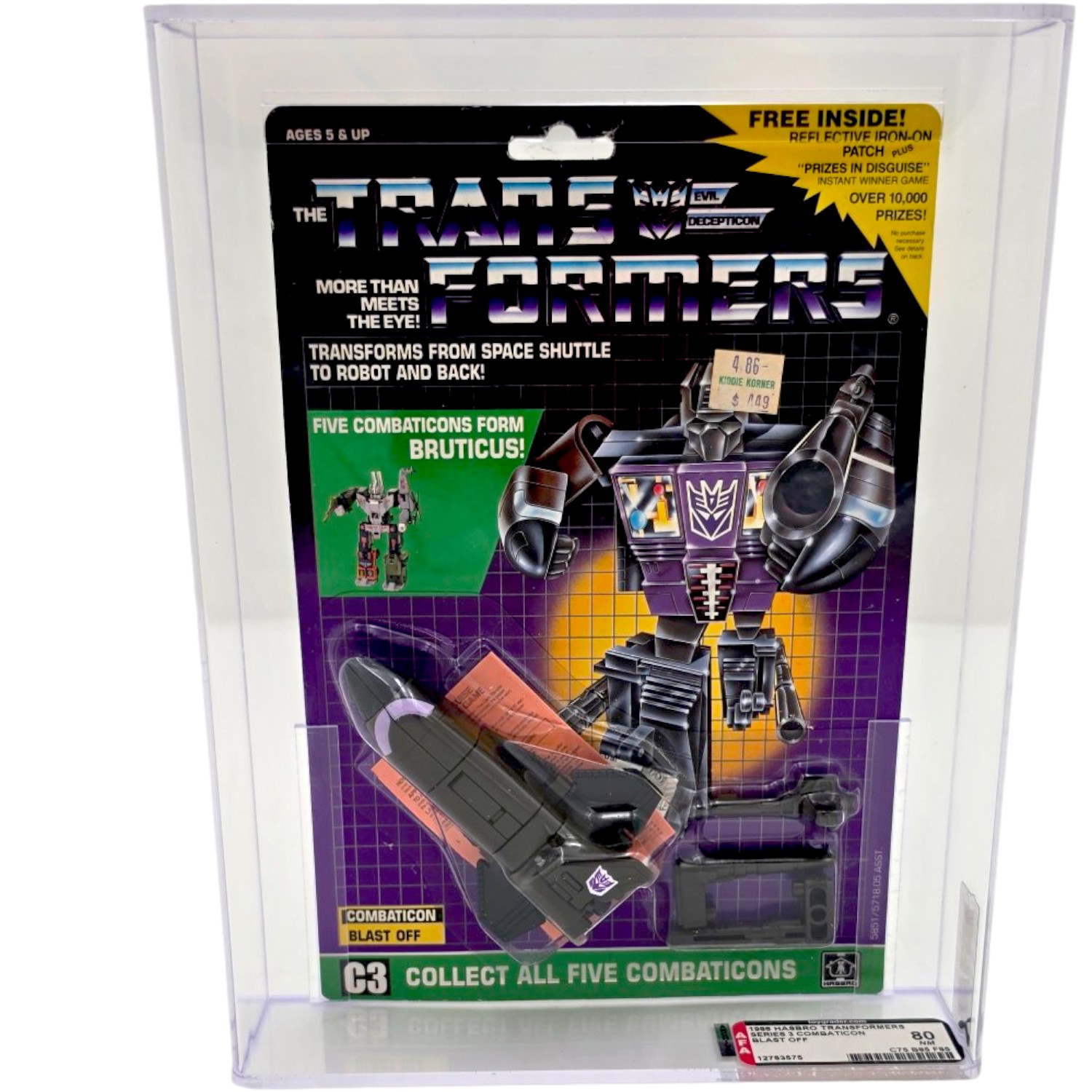 G1 Transformers Combaticon Blast Off MOSC AFA 80